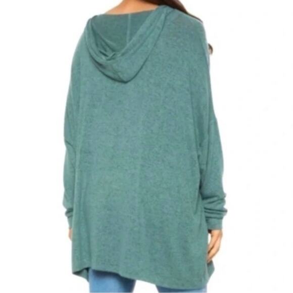 Young Fabulous & Broke Otowa Hooded Open Cardigan Sweater Oversized Size Small - Picture 10 of 11